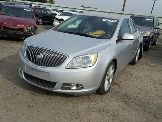 1G4PR5SK9F4143249 - 2015 BUICK VERANO CON SILVER photo 2