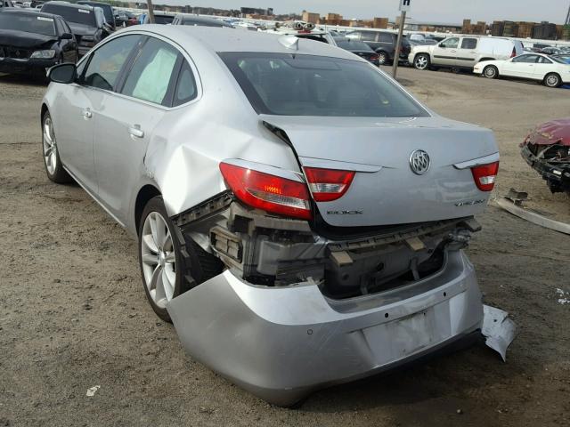 1G4PR5SK9F4143249 - 2015 BUICK VERANO CON SILVER photo 3