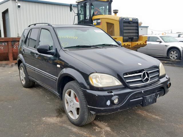 4JGAB74E81A251059 - 2001 MERCEDES-BENZ ML 55 BLACK photo 1