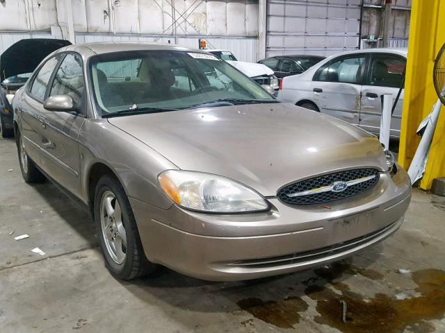 1FAFP55212G264308 - 2002 FORD TAURUS SES BROWN photo 1