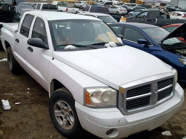 1D7HW48K86S593284 - 2006 DODGE DAKOTA QUA WHITE photo 1