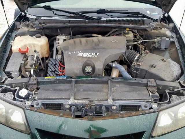 1G2HY54K124119079 - 2002 PONTIAC BONNEVILLE GREEN photo 7