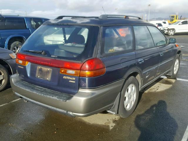 4S3BG6859X7659803 - 1999 SUBARU LEGACY OUT BLUE photo 4