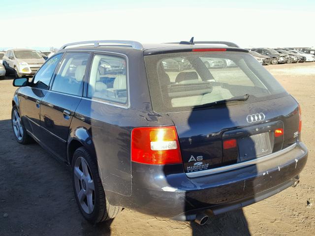 WAUVT64B34N104385 - 2004 AUDI A6 3.0 AVA BLUE photo 3