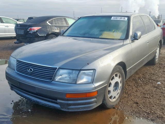 JT8BH22F4T0048151 - 1996 LEXUS LS 400 GRAY photo 2