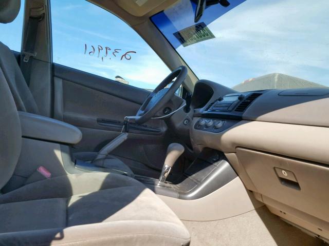 4T1BE32K95U509851 - 2005 TOYOTA CAMRY LE TAN photo 5