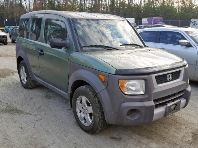 5J6YH28553L033709 - 2003 HONDA ELEMENT EX GREEN photo 1