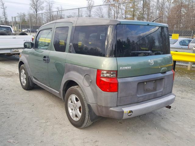 5J6YH28553L033709 - 2003 HONDA ELEMENT EX GREEN photo 3