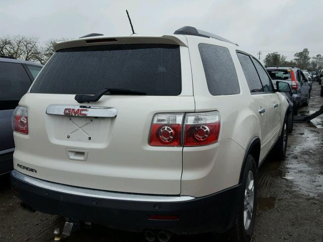 1GKLRLED8AJ189903 - 2010 GMC ACADIA SLE WHITE photo 4