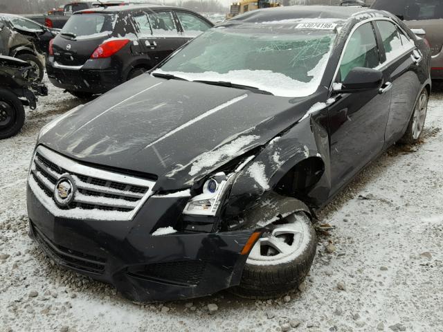 1G6AG5RX2D0177932 - 2013 CADILLAC ATS BLACK photo 2