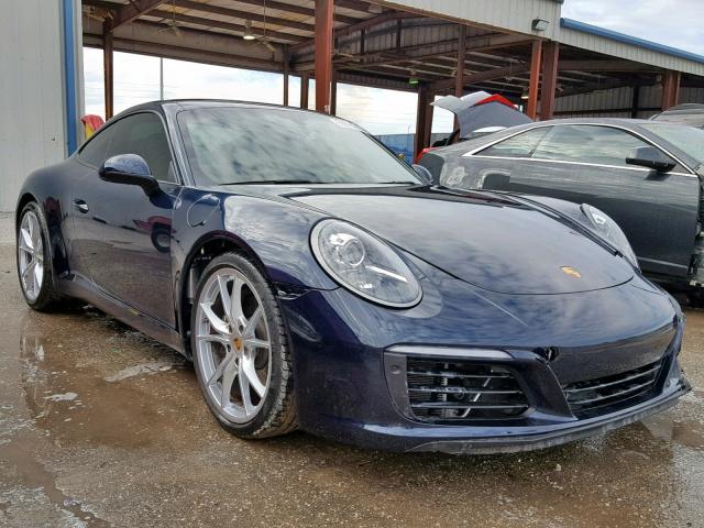 WP0AA2A90JS105105 - 2018 PORSCHE 911 CARRER BLUE photo 1