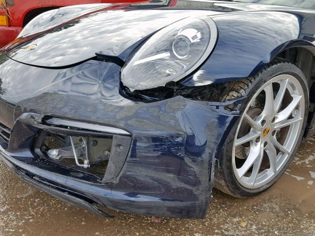 WP0AA2A90JS105105 - 2018 PORSCHE 911 CARRER BLUE photo 9