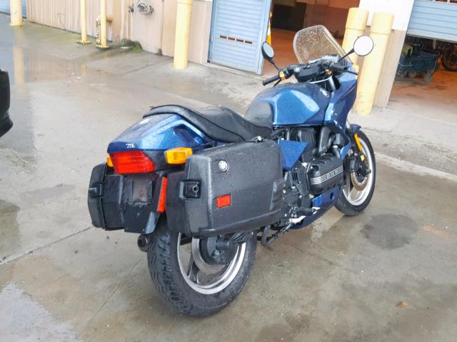 WB1057201N0153496 - 1992 BMW K75 S BLUE photo 4