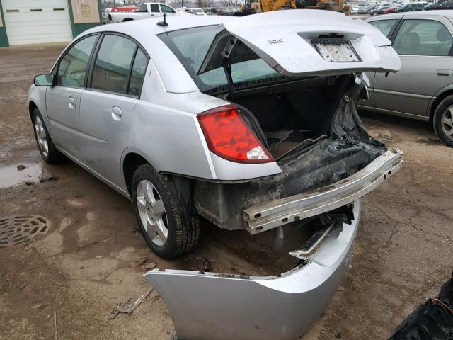 1G8AJ58F27Z140252 - 2007 SATURN ION LEVEL SILVER photo 3