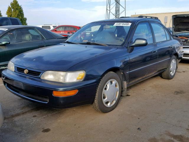 2T1BB02E4VC185405 - 1997 TOYOTA COROLLA DX GREEN photo 2