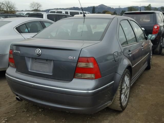 3VWSE69M25M014759 - 2005 VOLKSWAGEN JETTA GLI GRAY photo 4