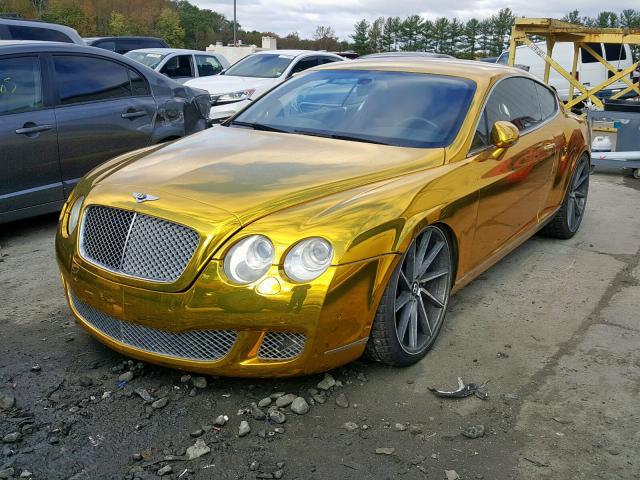 SCBCR63W15C028744 - 2005 BENTLEY CONTINENTA GOLD photo 2