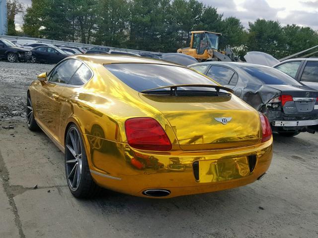 SCBCR63W15C028744 - 2005 BENTLEY CONTINENTA GOLD photo 3