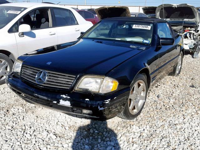 WDBFA67F6WF168153 - 1998 MERCEDES-BENZ SL500 BLACK photo 2