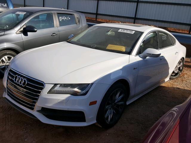 WAU2GAFC6DN123464 - 2013 AUDI A7 PRESTIG WHITE photo 2