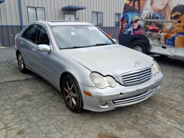 WDBRF92H97F912919 - 2007 MERCEDES-BENZ C 280 4MAT SILVER photo 1