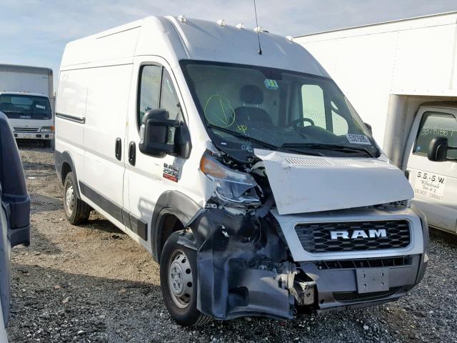 3C6TRVCG3KE510790 - 2019 RAM PROMASTER 白色 照片 1