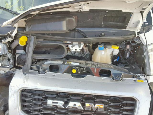 3C6TRVCG3KE510790 - 2019 RAM PROMASTER 白色 照片 7