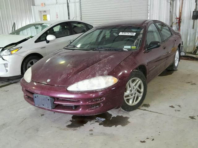 2B3HD46R31H620795 - 2001 DODGE INTREPID S RED photo 2