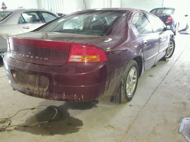 2B3HD46R31H620795 - 2001 DODGE INTREPID S RED photo 4