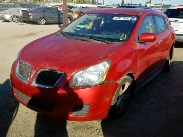 5Y2SP67069Z464061 - 2009 PONTIAC VIBE RED photo 2