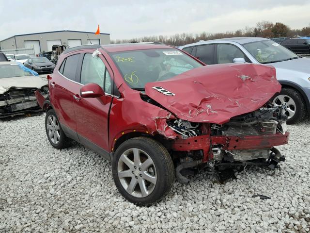 KL4CJCSB4EB781914 - 2014 BUICK ENCORE RED photo 1