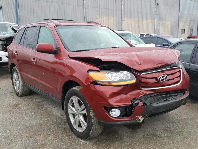 5XYZKDAGXBG025313 - 2011 HYUNDAI SANTA FE L RED photo 1