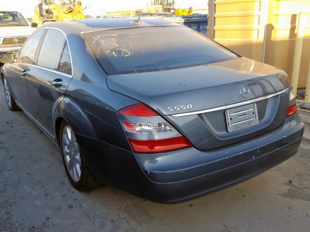 WDDNG71X08A161742 - 2008 MERCEDES-BENZ S 550 GRAY photo 3