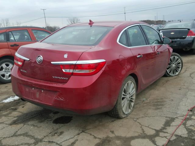 1G4PR5SK8D4224904 - 2013 BUICK VERANO CON RED photo 4