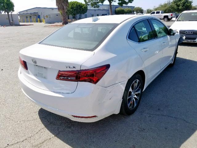 19UUB1F34HA003378 - 2017 ACURA TLX WHITE photo 4