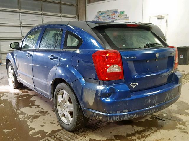 1B3HB48C79D163948 - 2009 DODGE CALIBER SX BLUE photo 3