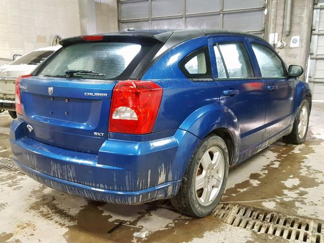 1B3HB48C79D163948 - 2009 DODGE CALIBER SX BLUE photo 4