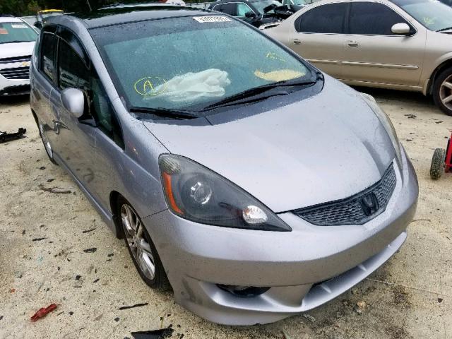 JHMGE884X9S001808 - 2009 HONDA FIT SPORT SILVER photo 1