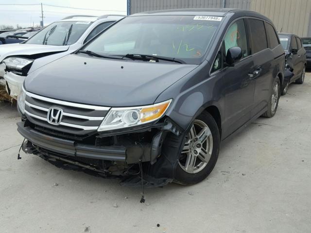 5FNRL5H97BB009555 - 2011 HONDA ODYSSEY TO GRAY photo 2