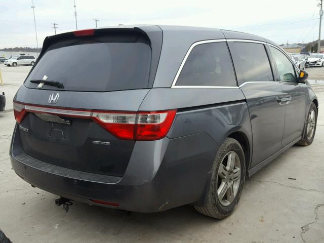 5FNRL5H97BB009555 - 2011 HONDA ODYSSEY TO GRAY photo 4