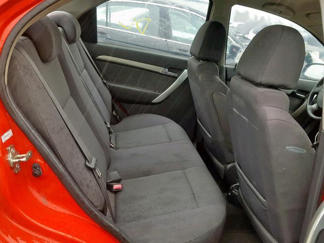 KL1TD56E29B617619 - 2009 CHEVROLET AVEO LS SILVER photo 6