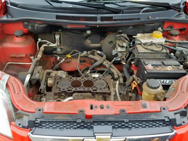 KL1TD56E29B617619 - 2009 CHEVROLET AVEO LS SILVER photo 7