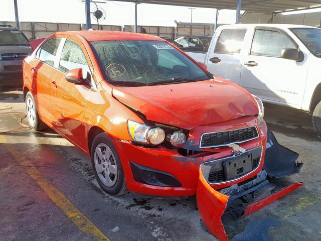 1G1JA5SH7G4157571 - 2016 CHEVROLET SONIC LS 红色 照片 1