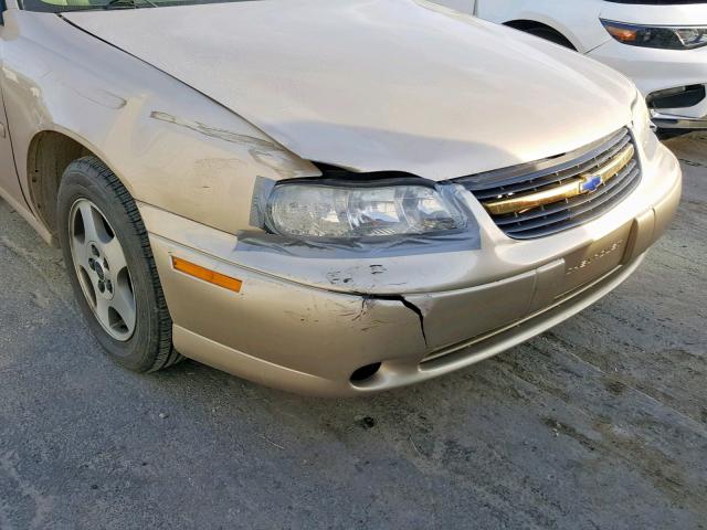 1G1NE52J13M723680 - 2003 CHEVROLET MALIBU LS 金色 照片 9