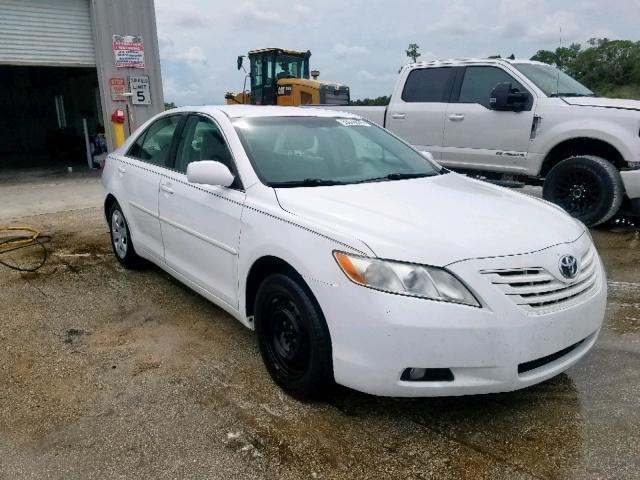 4T4BE46K19R121816 - 2009 TOYOTA CAMRY BASE WHITE photo 1