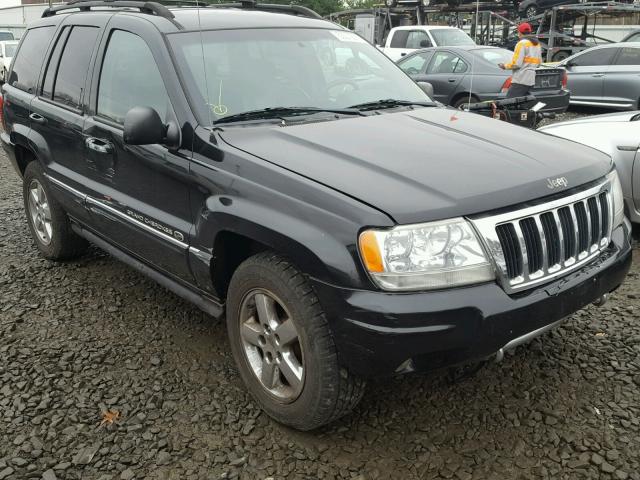 1J8GW68J04C138373 - 2004 JEEP GRAND CHER BLACK photo 1