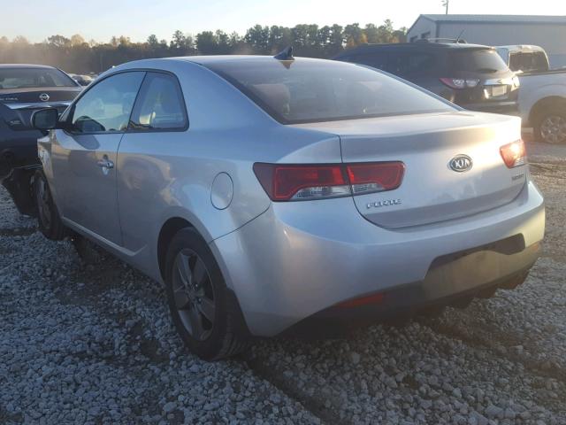 KNAFU6A22B5430410 - 2011 KIA FORTE EX SILVER photo 3