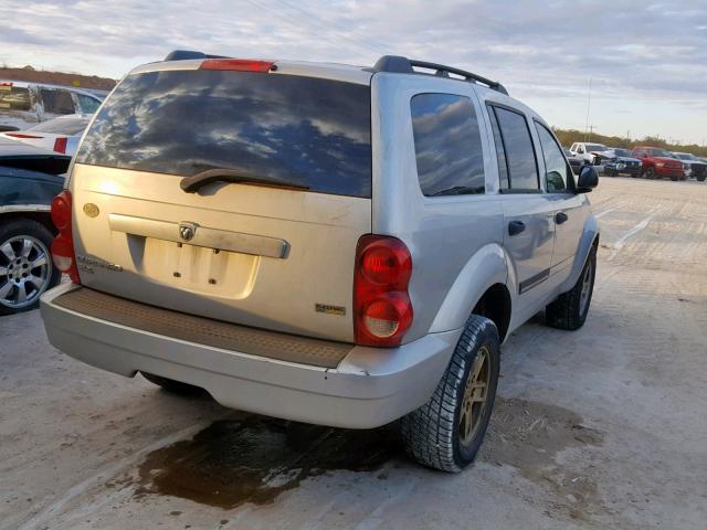 1D8HD48P77F507857 - 2007 DODGE DURANGO SL SILVER photo 4