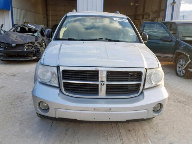 1D8HD48P77F507857 - 2007 DODGE DURANGO SL SILVER photo 9