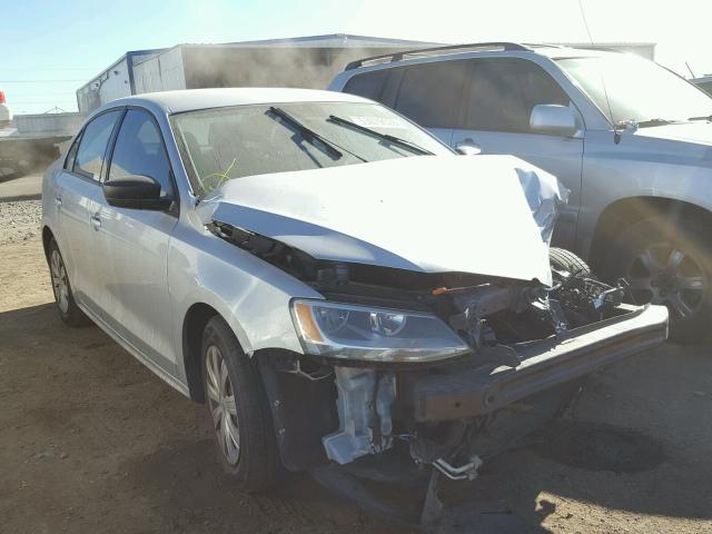 3VW1K7AJ1DM211089 - 2013 VOLKSWAGEN JETTA BASE 银色 照片 1